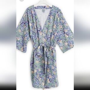 Vera Bradley Knit Robe Hanging Around Purple Sloths NEW WITH TAGS